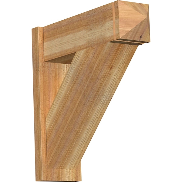 Ekena Millwork Traditional Rough Sawn Arts and Crafts Outlooker, Western Red Cedar, 8"W x 26"D x 26"H OUT08X26X26TRA03RWR - main